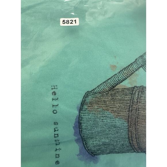 NWT Life is Good Womens XXL Hello Sunshine Watering Can Vneck Tshirt Top #5821 - Picture 12 of 12